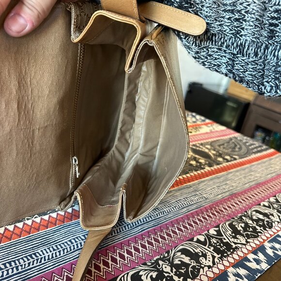 Celine Paris Light Macadam Accordion Crossbody Purse, Vintage - Picture 13 of 15